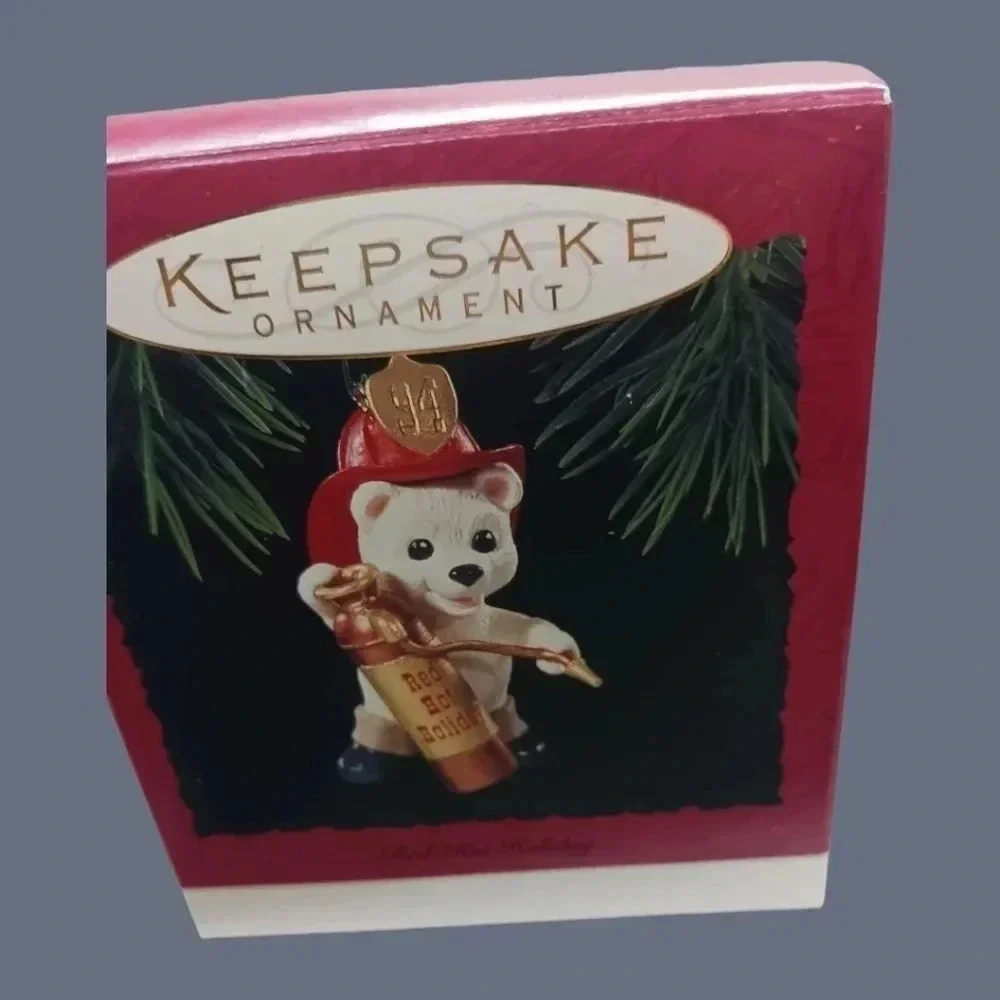 Hallmark vtg animals lot of 9 ornaments